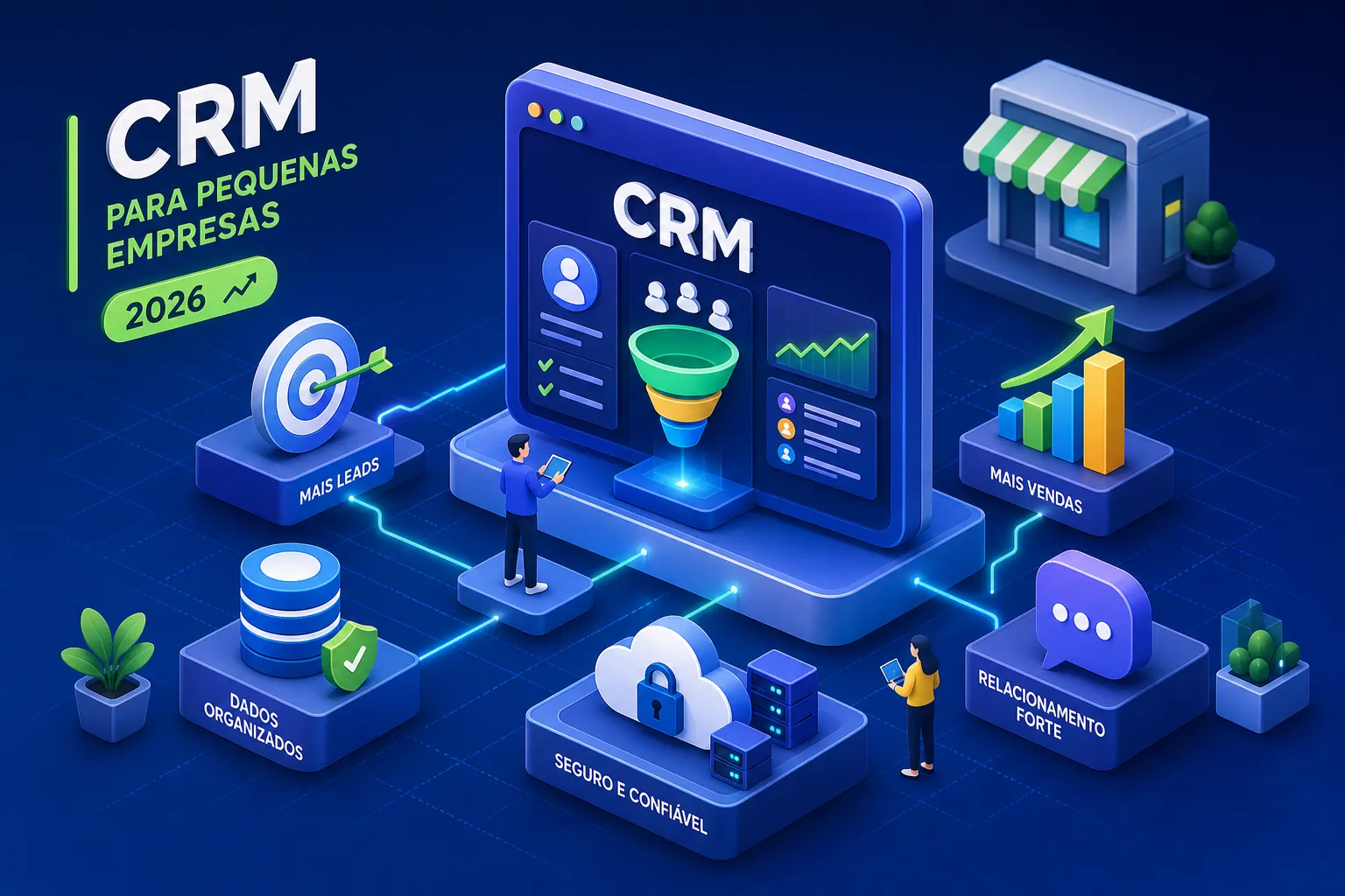 Melhores CRMs para pequenas empresas no Brasil em 2026